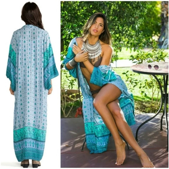 Spell & The Gypsy Spell Original Drop Desert Wanderer Kimono Robe OS - Picture 17 of 17